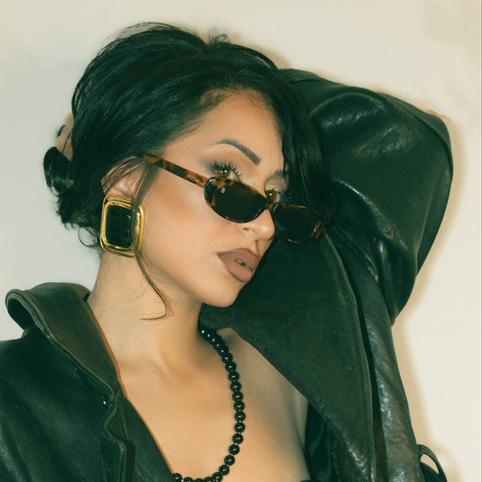 Small tortoise shell sunglasses. YSL dupe